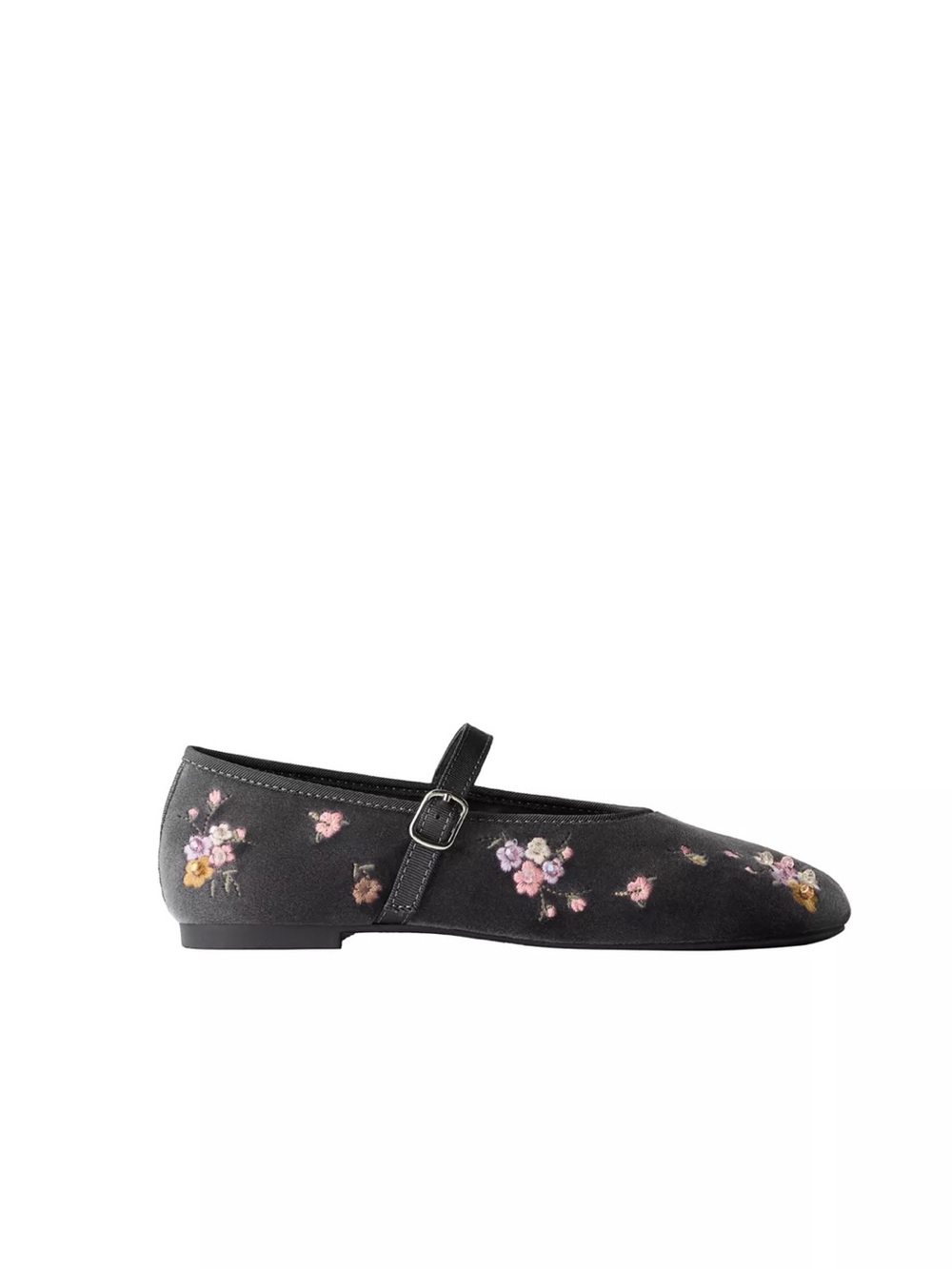 Zara Floral Embroidered Beaded Ballet Glats